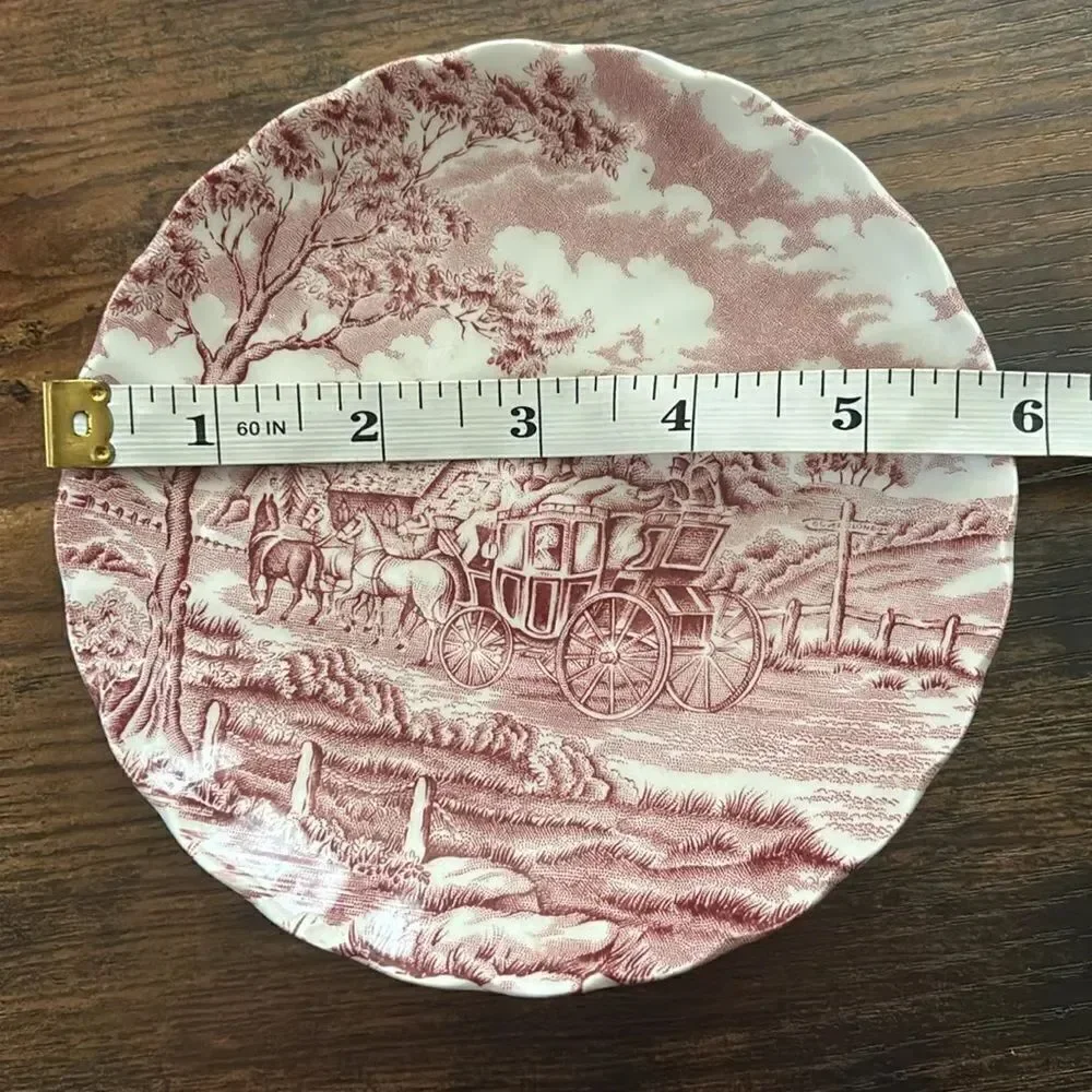 Royal Wessex Made In England Tea Cup Set of 3 Cantry Painting Design